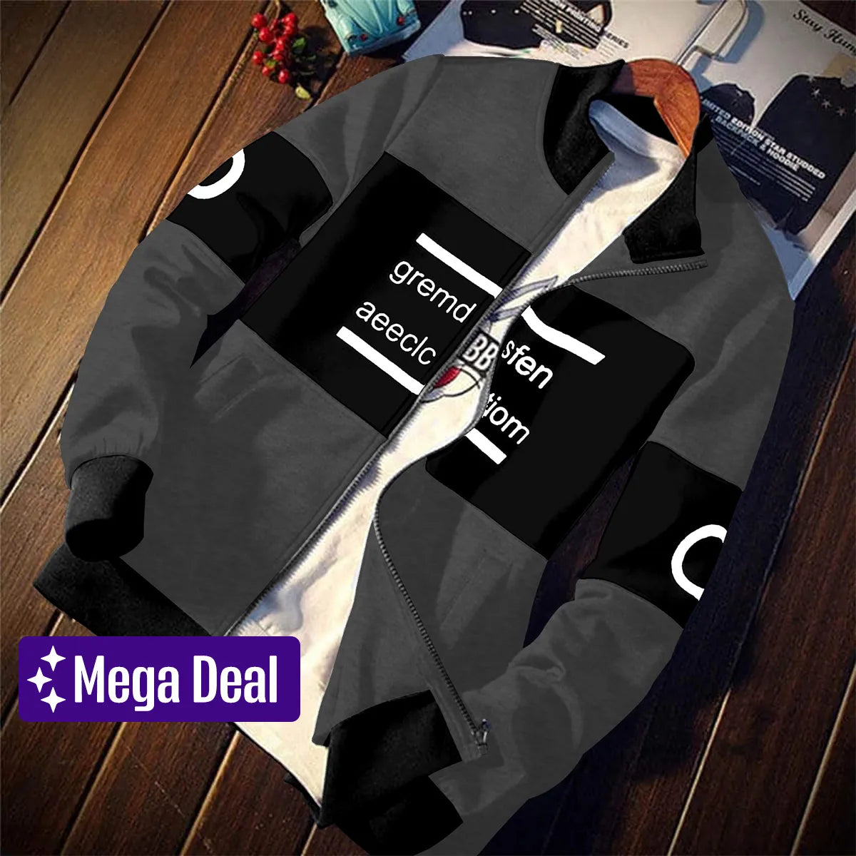 Fashion by INZ Premium Quality Panel Style Zipper Upper For Men & Boys