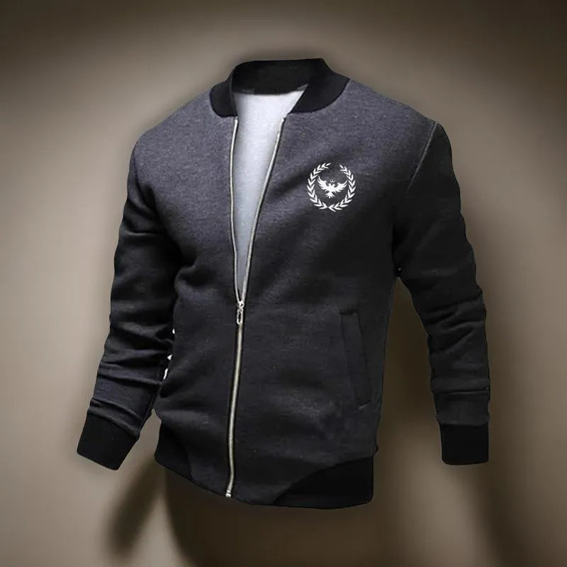 Trendy Eagle Printed Cross Border Winter Zipper Jacket.