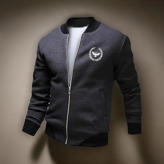 Trendy Eagle Printed Cross Border Winter Zipper Jacket.