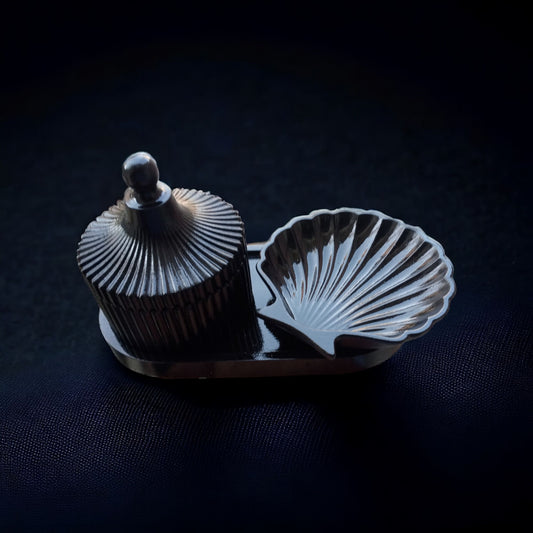 Pack of 3 Elegant Jewelry Storage Trays with Gold Touch