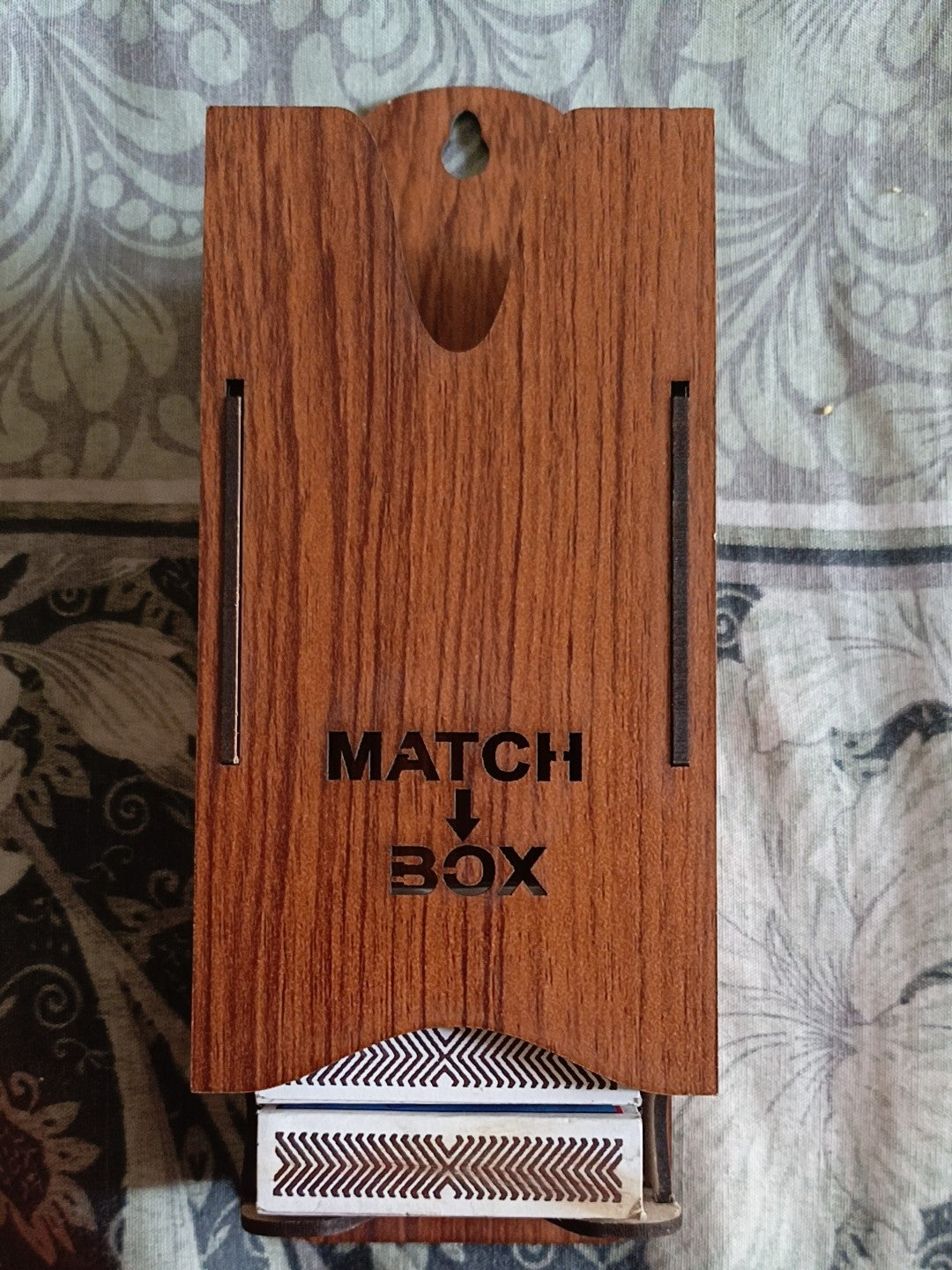 Kitchen Decoration Match Box Holder Wall Mount Storage Box