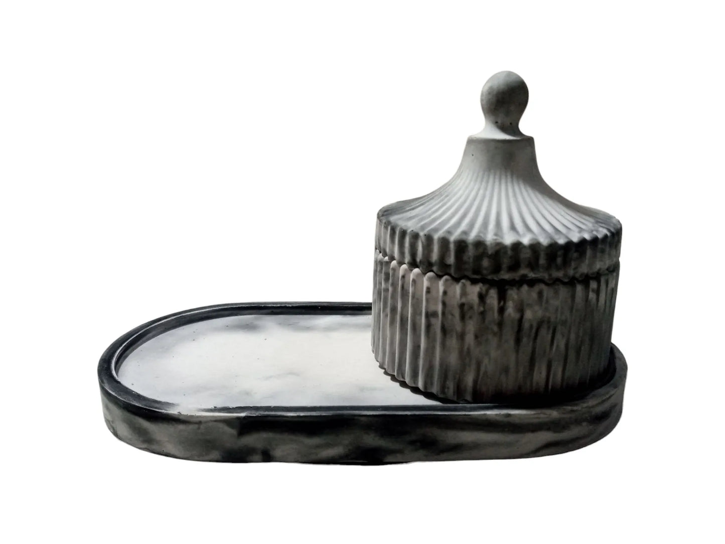 Pack of 3 Elegant Jewelry Storage Trays with Gold Touch