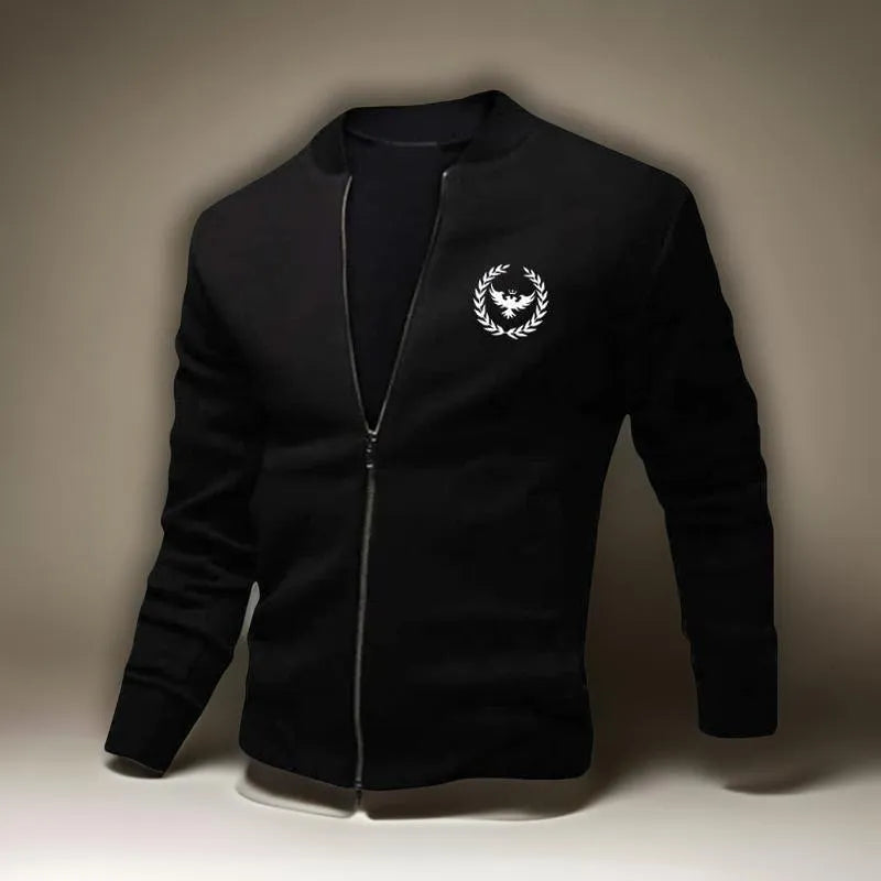 Trendy Eagle Printed Cross Border Winter Zipper Jacket.