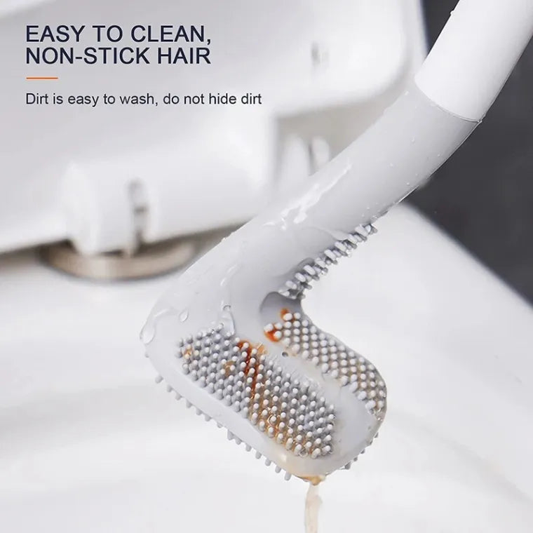 Silicone Toilet Cleaning Brush