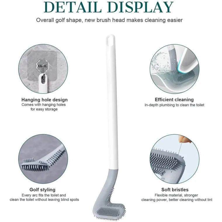 Silicone Toilet Cleaning Brush
