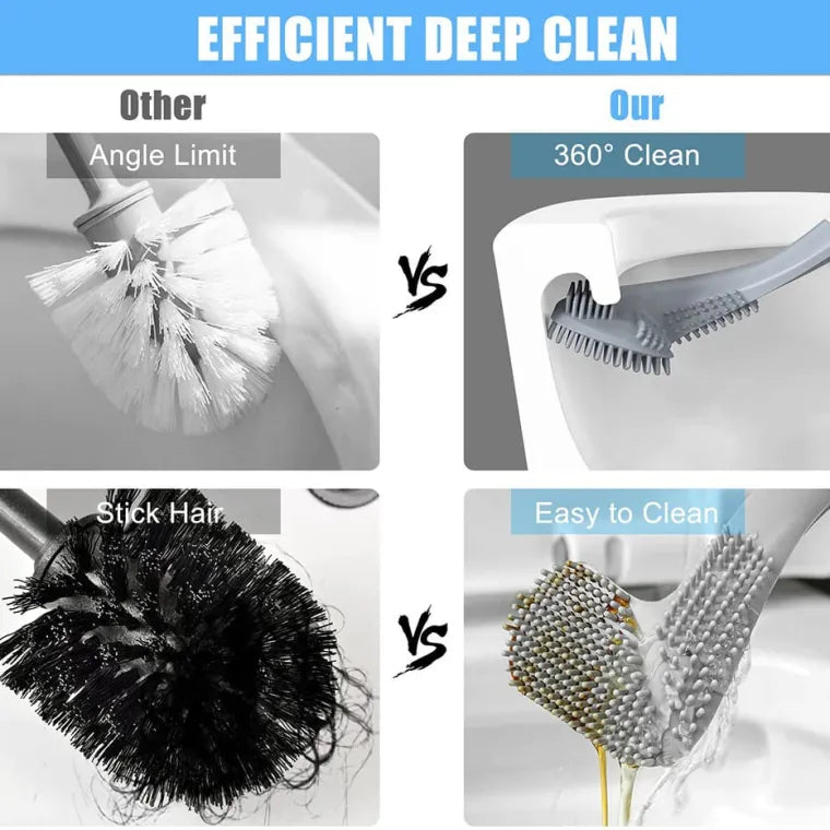 Silicone Toilet Cleaning Brush